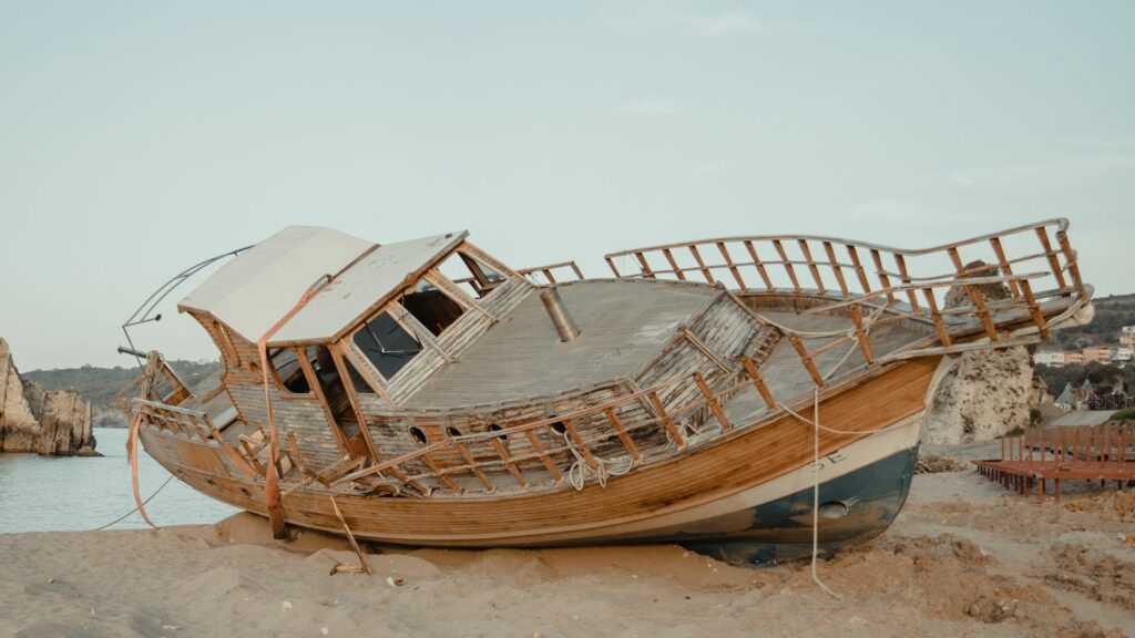 Bateau échoué