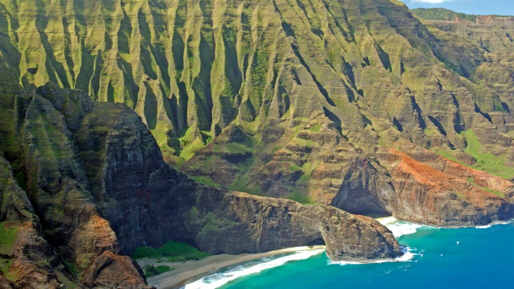 Honopu Beach, Hawaï, États-Unis