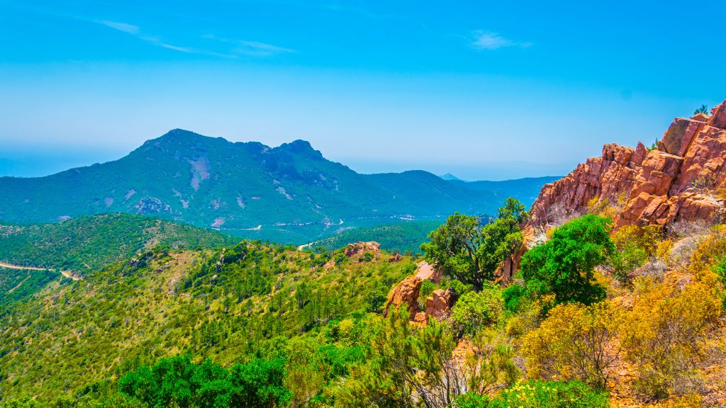 the Esterel massif